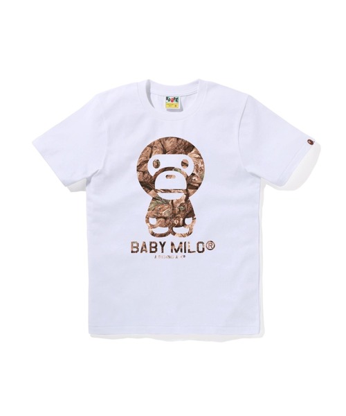 tシャツ TREE EDGE CAMO BABY MILO TEE レディース
