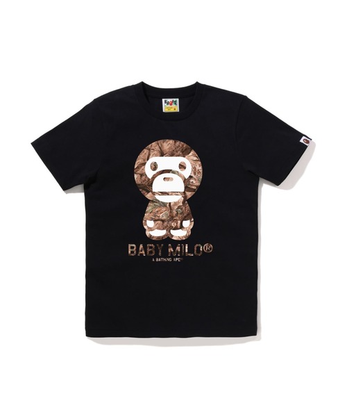 tシャツ TREE EDGE CAMO BABY MILO TEE レディース A BATHING APE tシャツ TREE EDGE CAMO BABY MILO TEE