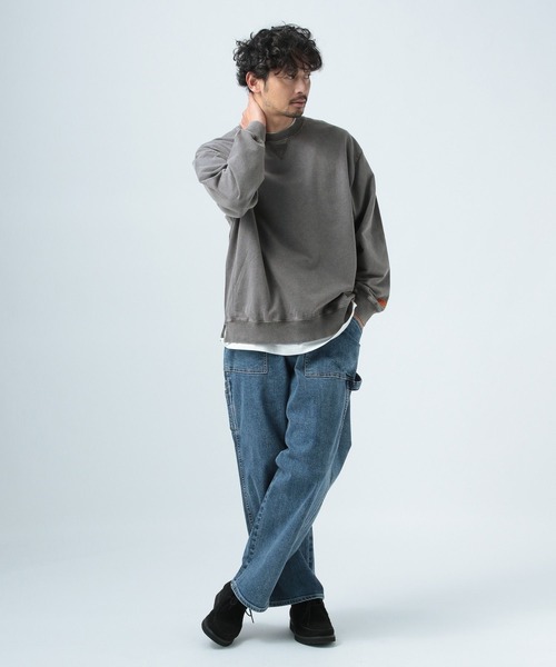「BAYFLOW」 長袖Tシャツ LARGE イエロー メンズ