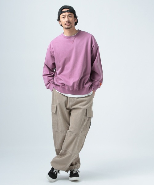 「BAYFLOW」 長袖Tシャツ LARGE イエロー メンズ