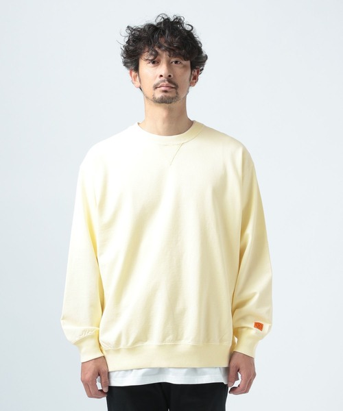 「BAYFLOW」 長袖Tシャツ LARGE イエロー メンズ
