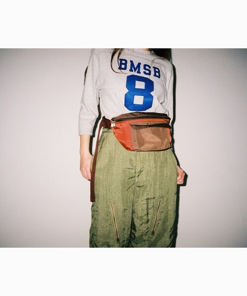 BEAMS BOY（ビームス ボーイ） tシャツ テンジク フットボール 3/4 T