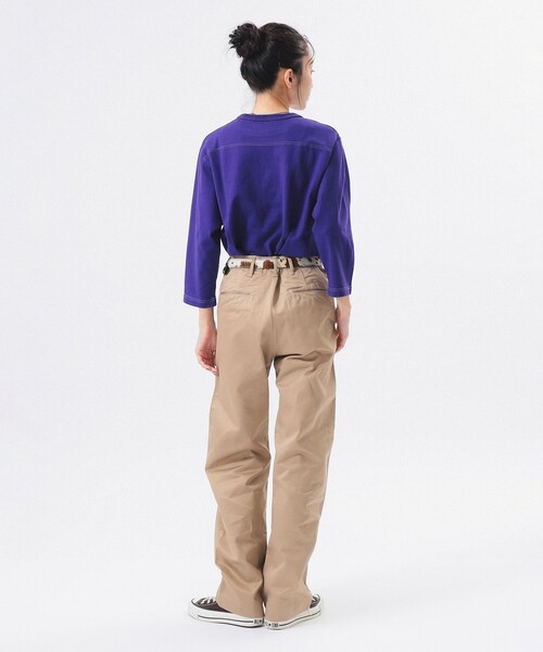 BEAMS BOY（ビームス ボーイ） tシャツ テンジク フットボール 3/4 T