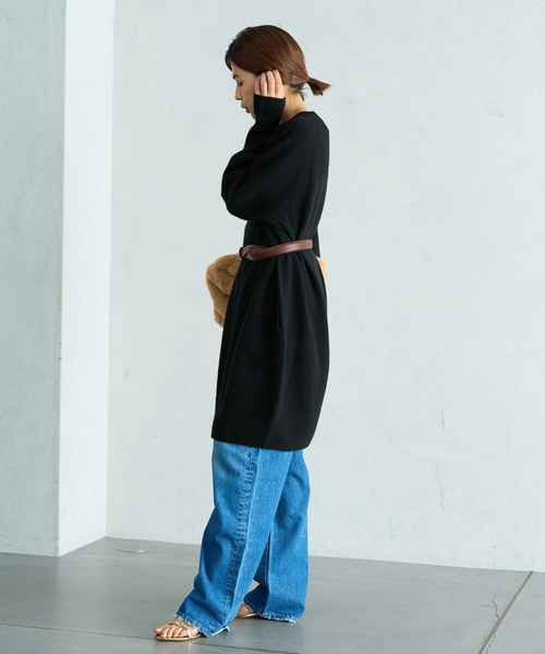 IENA（イエナ） ニットワンピース FREE ホワイト レディース