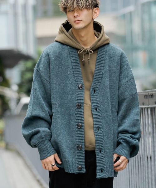 ADMIX/ATELIER SAB MEN ニットカーディガン 50 グリーン メンズ