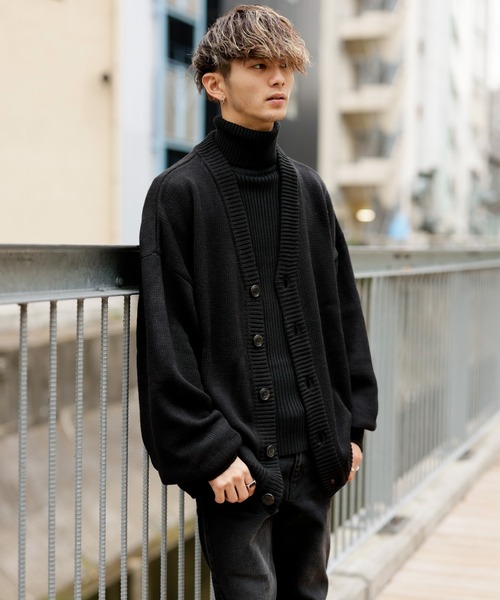 ADMIX/ATELIER SAB MEN ニットカーディガン 50 グリーン メンズ