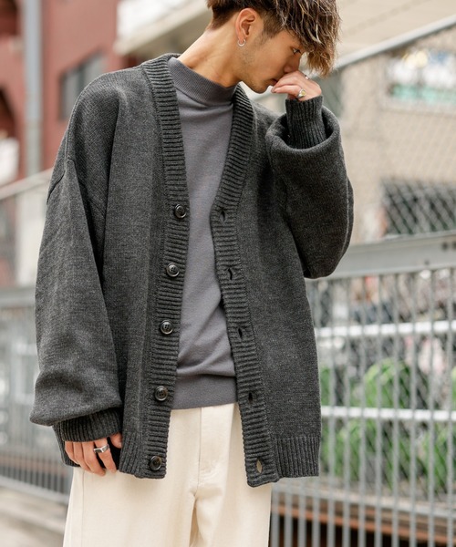 ADMIX/ATELIER SAB MEN ニットカーディガン 50 グリーン メンズ