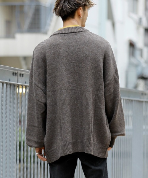 ADMIX/ATELIER SAB MEN ニットカーディガン 50 グリーン メンズ