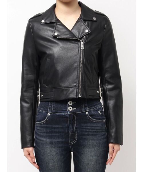 GYDA レザージャケット GYDA レザージャケット ライダース フェイクレザーライダース