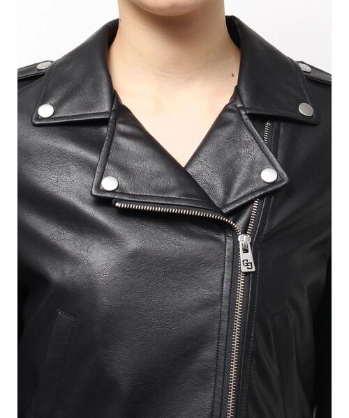 GYDA レザージャケット GYDA レザージャケット ライダース フェイクレザーライダース