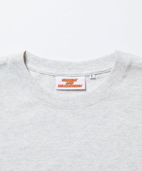 「FREAK'S STORE」 「GROCERY AND DELICATESSEN」半袖Tシャツ MEDIUM ホワイト メンズ