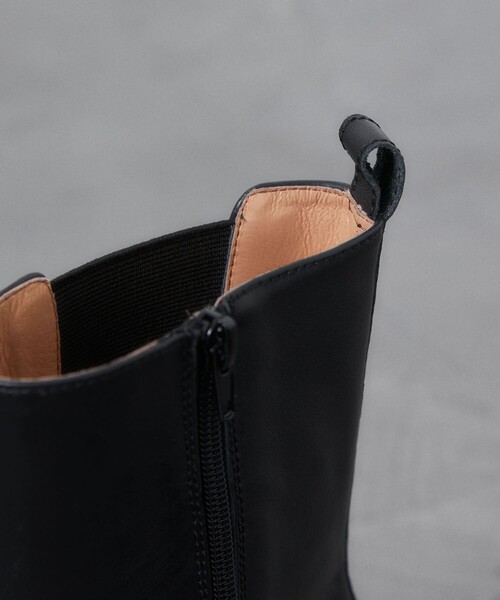 ATELIER BRUGGE/アトリエブルージュ レザーサイドゴアブーツ　新品 ATELIER BRUGGE ブーツ BRUGGE/アトリエブルージュ レザー