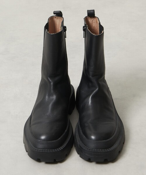 ATELIER BRUGGE/アトリエブルージュ レザーサイドゴアブーツ　新品 ATELIER BRUGGE ブーツ BRUGGE/アトリエブルージュ レザー