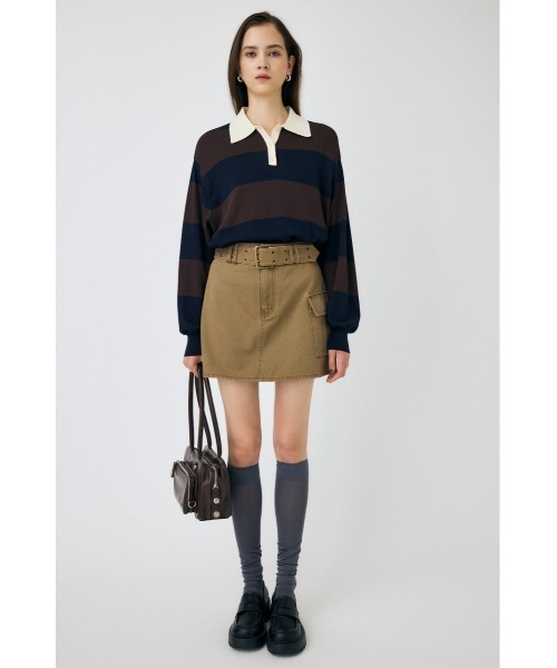 MOUSSY（マウジー） スカート 「25年AW新作」BELT ミニスカート