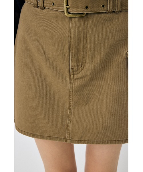 MOUSSY（マウジー） スカート 「25年AW新作」BELT ミニスカート