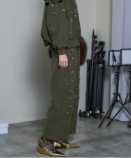 Beyond Clothing ソフトシェルカーゴパンツジッパーポケット付き Checel Zipper Pocket Nylon Wide Two-Way Pants - WONDER WONDER | 60