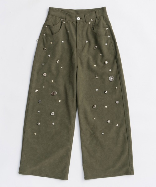 MAISON SPECIAL（メゾンスペシャル） パンツ Vegan Leather Bijou