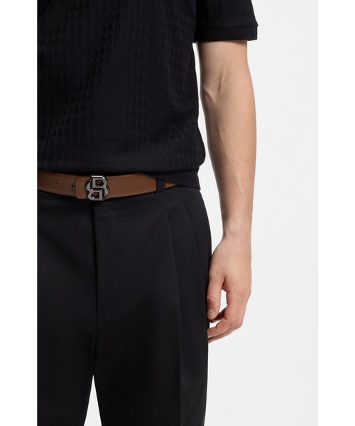 BOSS（HUGO BOSS） ベルト リバーシブルベルト Double Bモノグラム