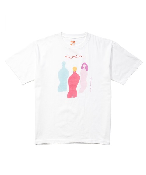 TXA tシャツ 坂内拓 S/S T-shirt White メンズ レディース : ZOZOTOWN