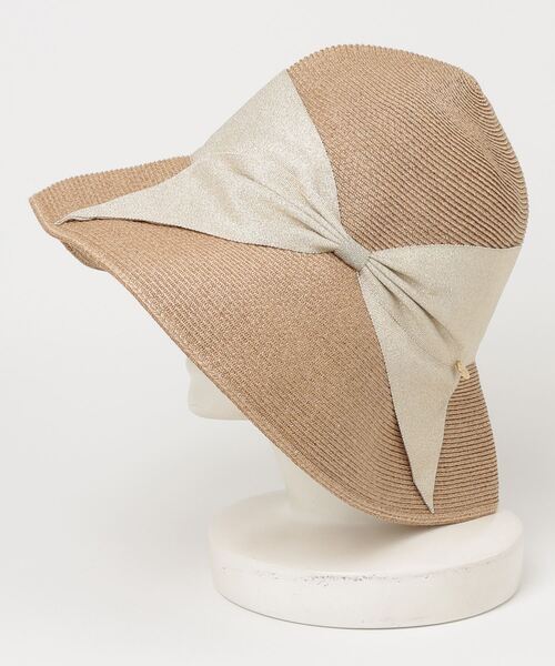 Athena New York 「Athena York」 リボンストローハット - ベージュ
