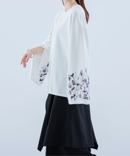 「Ellno Loset」 長(zhǎng)袖Tシャツ MEDIUM ブラック メンズ