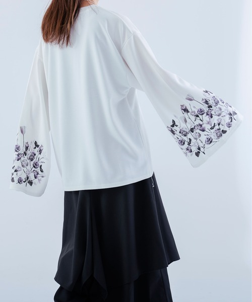 「Ellno Loset」 長(zhǎng)袖Tシャツ MEDIUM ブラック メンズ