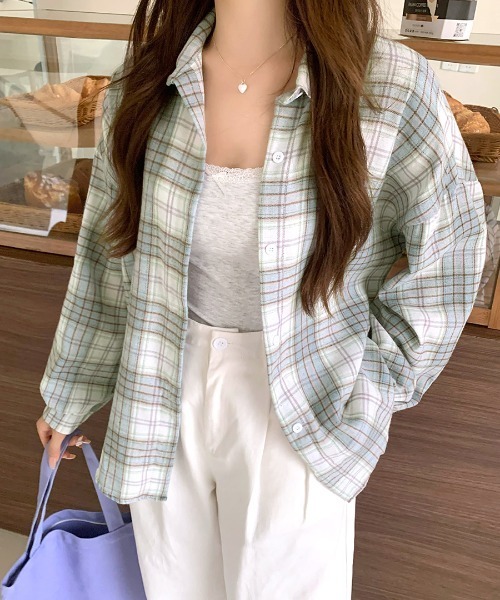 Riff ブラウス シャツ チェックシャツ レディース : ZOZOTOWN Yahoo!店