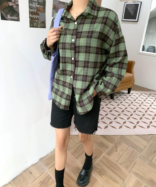 Riff（リフ） ブラウス シャツ チェックシャツ レディース : ZOZOTOWN