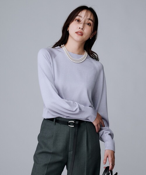 UNTITLED（アンタイトル） ニット セーター 「8色展開／コンパクト丈