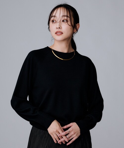 UNTITLED（アンタイトル） ニット セーター 「8色展開／コンパクト丈