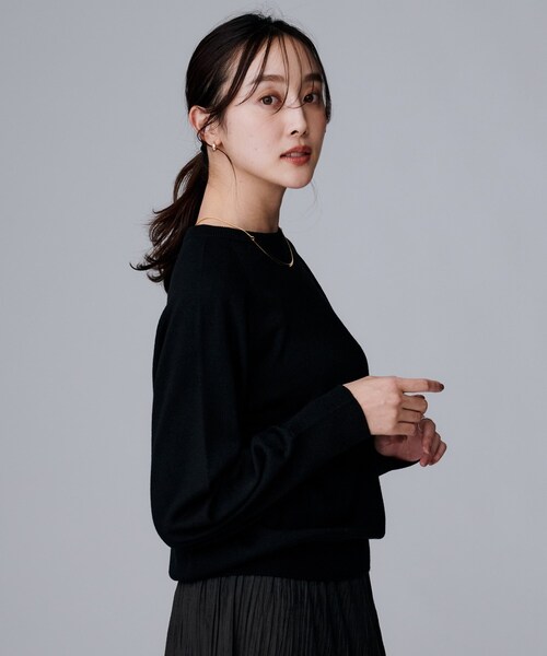 UNTITLED（アンタイトル） ニット セーター 「8色展開／コンパクト丈