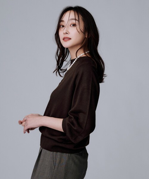 UNTITLED（アンタイトル） ニット セーター 「8色展開／コンパクト丈