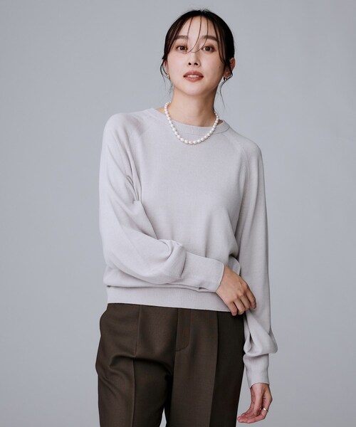 UNTITLED（アンタイトル） ニット セーター 「8色展開／コンパクト丈