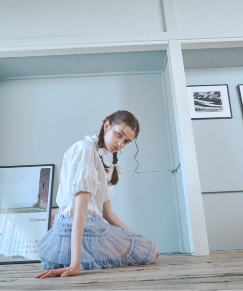 Lovilyn ブラウス シャツ 涙あきなで肩ブラウス レディース : ZOZOTOWN