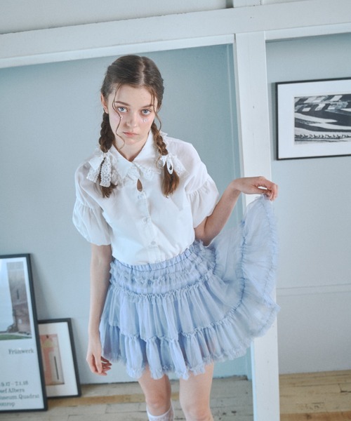 Lovilyn ブラウス シャツ 涙あきなで肩ブラウス レディース : ZOZOTOWN