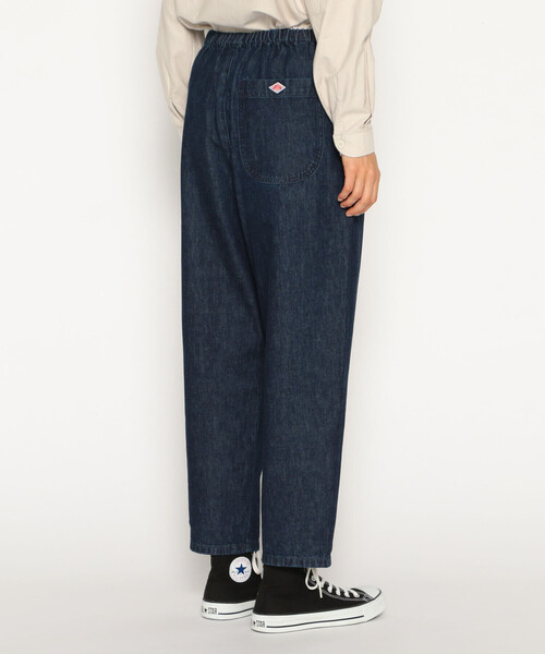「DANTON」 加工デニムパンツ 36 インディゴブルー レディース_画像7