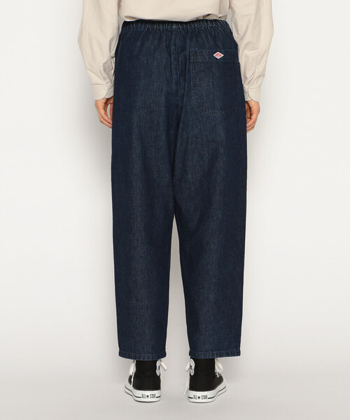 「DANTON」 加工デニムパンツ 36 インディゴブルー レディース_画像8
