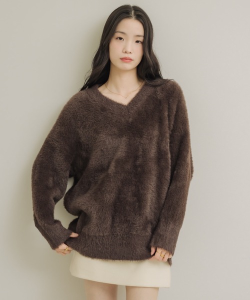 シャギーニット NEUNA（ヌナ） ニット セーター オーバーサイズシャギーニット