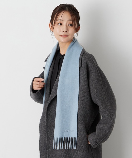 FURLA（フルラ） マフラー ストール カシミヤ100% 洗える ”プチ