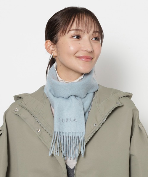 FURLA(フルラ) マフラー ストール カシミヤ100% 洗える ”プチ FURLA(フルラ) マフラー ストール カシミヤ100% 洗える ”プチ