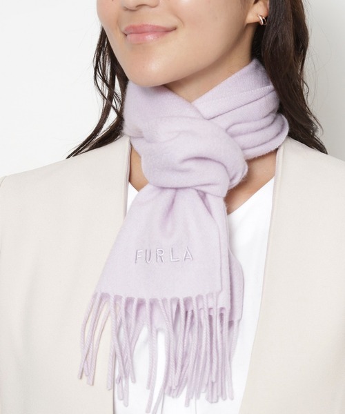 FURLA（フルラ） マフラー ストール カシミヤ100% 洗える ”プチ