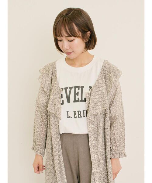 Samansa Mos2 ワンピース 「S/Mサイズ」柄アソート襟フリル2WAY