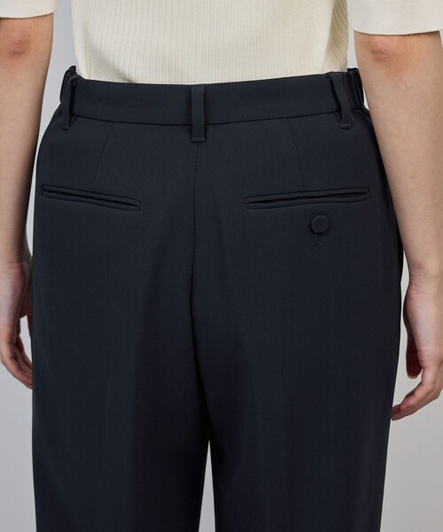 ROPE'（ロペ） パンツ トリアセダブルクロス テーパードパンツ