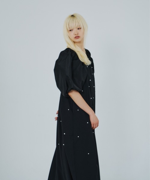 ANDRESD ドレス オーバルフォルムパールドレス / oval form pearl