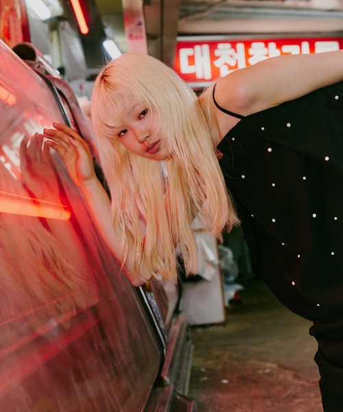 ANDRESD ドレス オーバルフォルムパールドレス / oval form pearl