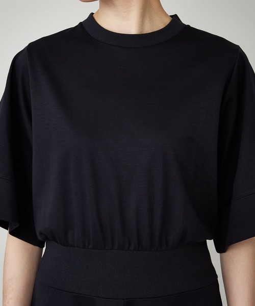 「Curensology」 半袖ワンピース FREE ネイビー レディース_画像2