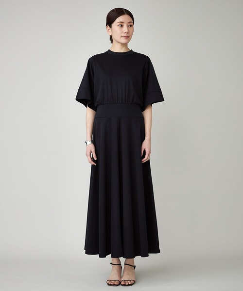 「Curensology」 半袖ワンピース FREE ネイビー レディース_画像7