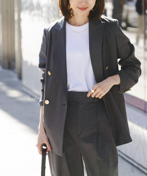 NOBLE（ノーブル） テーラードジャケット 38 ベージュ レディース