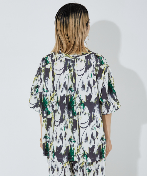 「NOMINE」 半袖シャツ フリー アイボリー レディース_画像5