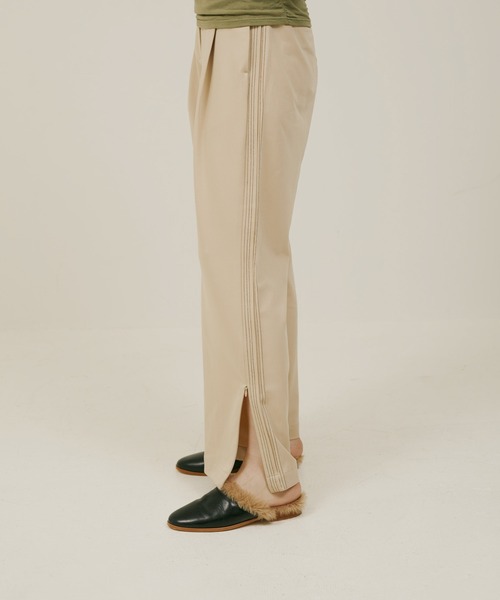 パンツ Alia line tuck tracksuit Alia スラックス パンツ line tuck tracksuit レディース : ZOZOTOWN